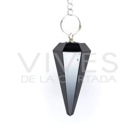 Pêndulo facetado de hematite