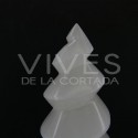 Torre de selenite polida em espiral 2