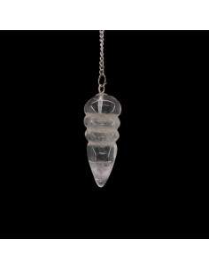 Pêndulo egípcio de quartzo branco