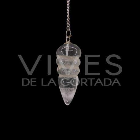 Pêndulo egípcio de quartzo branco