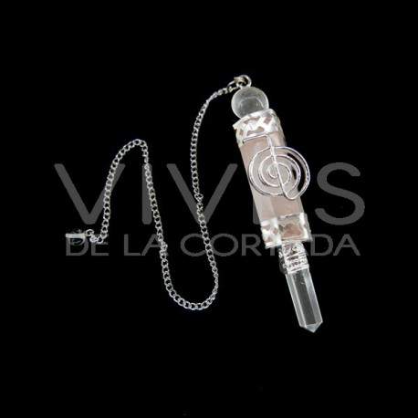 Pêndulo de Quartzo Rosa Cho Ku Rei