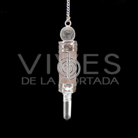 Pêndulo de Quartzo Rosa Cho Ku Rei