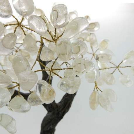 Tree of Quartz Big with Amethyst Druse Base