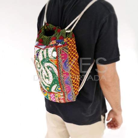 Sac à dos de cordes en tissu