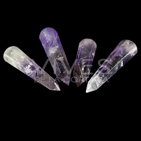 Massagers in amethyst.
