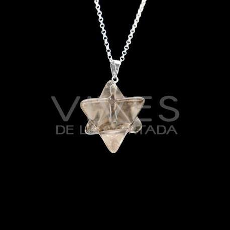 Pendant Merkaba at Quartz Smoked.