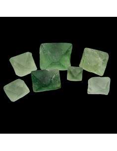 Fluorita arco iris Octaedros naturales (Pack 250gramos)