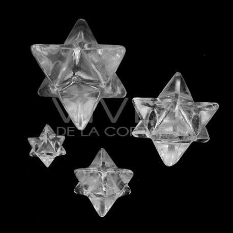 Merkaba pequena de quartzo transparente