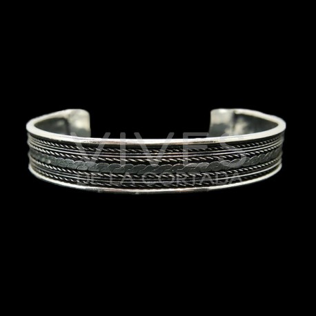 Pulseira com banho de prata -B10-