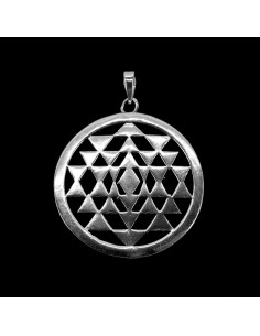 Pendentif plaqué argent -C33-