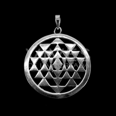 Pendentif plaqué argent -C33-
