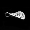 Pendentif plaqué argent -C44-