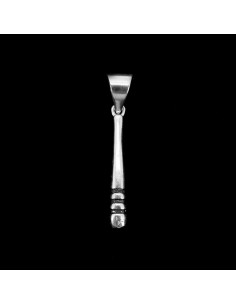 Pendentif plaqué argent -C49-