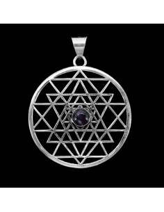 Pendentif plaqué argent -C55-