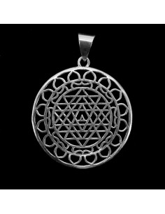 Pendentif plaqué argent -C57-
