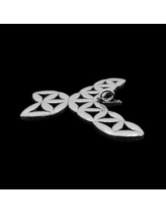 Pendentif plaqué argent -C62- 2