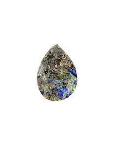 Azurite with Malachite cabochon 2