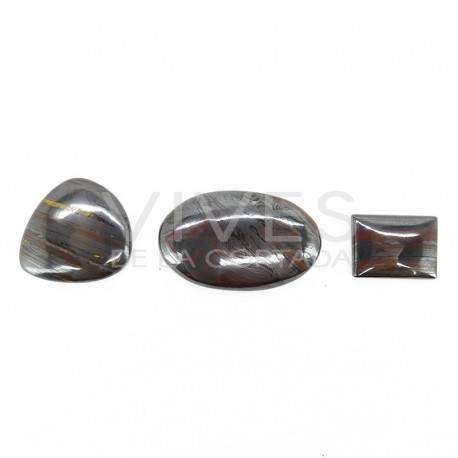 Cabochão olho de ferro (embalagem 35gr)