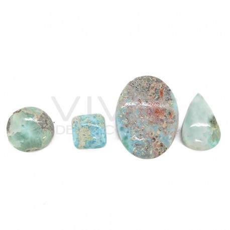 Larimar Cabochon "A" (Pack 20gr)