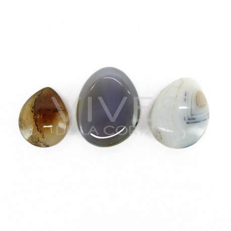 Cabochão de ágata dendrítica