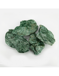 Fuchsite em bruto (embalagem de 500gr)