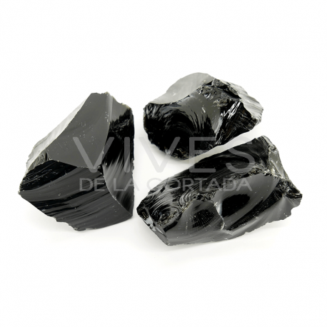 Obsidiana Mediana en Bruto pack 500gr
