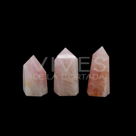 pontas Quartzo Rosa Polido Extra (embalagem de 250gr)