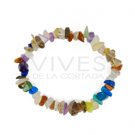 Pulseira de minerais mistos