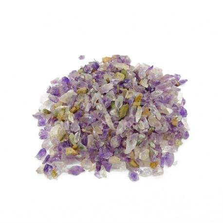 Amethyst chips.
