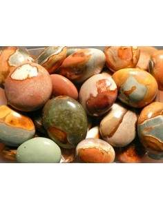 Polychrome Jasper Rhodies (8x5cm approx) 250gr pack 2