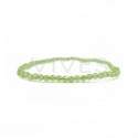 Bracelet péridot à facettes 3mm