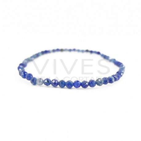 Bracelet cyanite à facettes 3mm