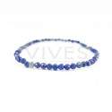 Bracelet faceted Cyanite 3mm