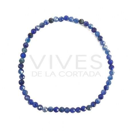 Bracelet cyanite à facettes 3mm