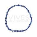 Bracelet cyanite à facettes 3mm