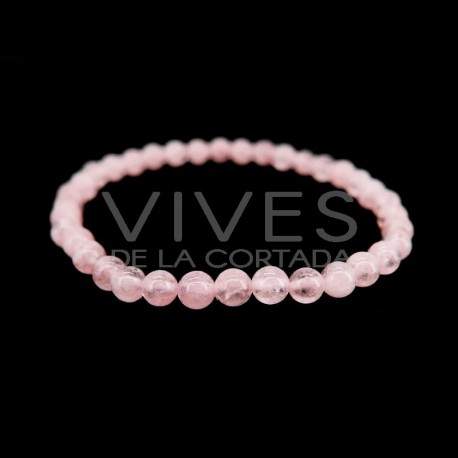 Bracelet Infantile of Quartz Pink 4mm