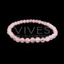 Pulseira de quartzo rosa para crianças 4mm