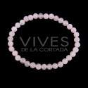 Pulseira de quartzo rosa para crianças 4mm