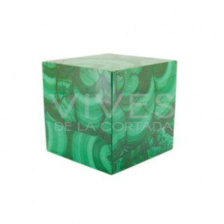 Cubo de malaquite (grande)