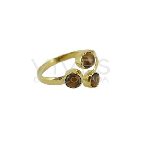 Ring of Bronze with Random Ore -25-