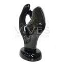 Sculpture en obsidienne arc-en-ciel FO3
