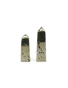 Obélisque en pyrite (140 - 200gr) 2
