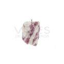 Pendant Raw Ore with Silver Plating