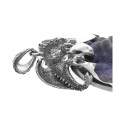 Pendant Grape Chalcedony Dragon in 925 Sterling Silver