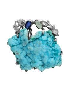 Pendentif hémimorphite en argent 925