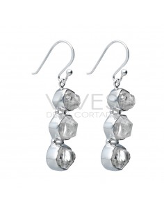 Pendientes de Cuarzo Hérkimer 2