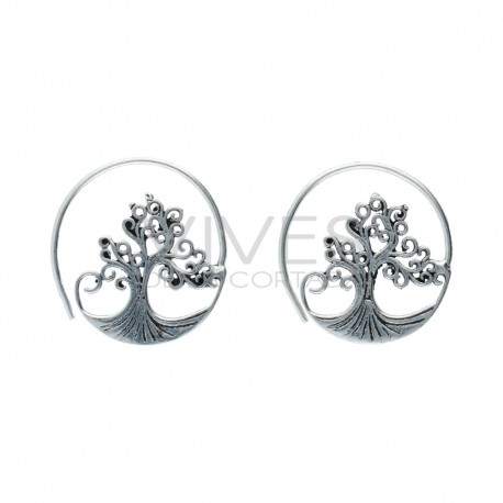 Boucles d'oreilles en plaqué argent (P3)