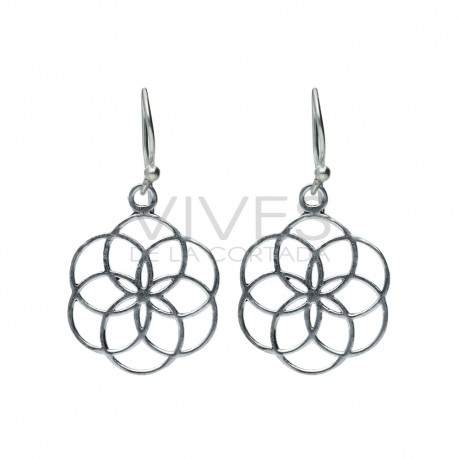 Boucles d'oreilles en plaqué argent (P10)