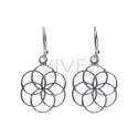 Boucles d'oreilles en plaqué argent (P10)