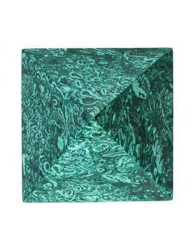 Pirâmide de malaquite 7x7cm